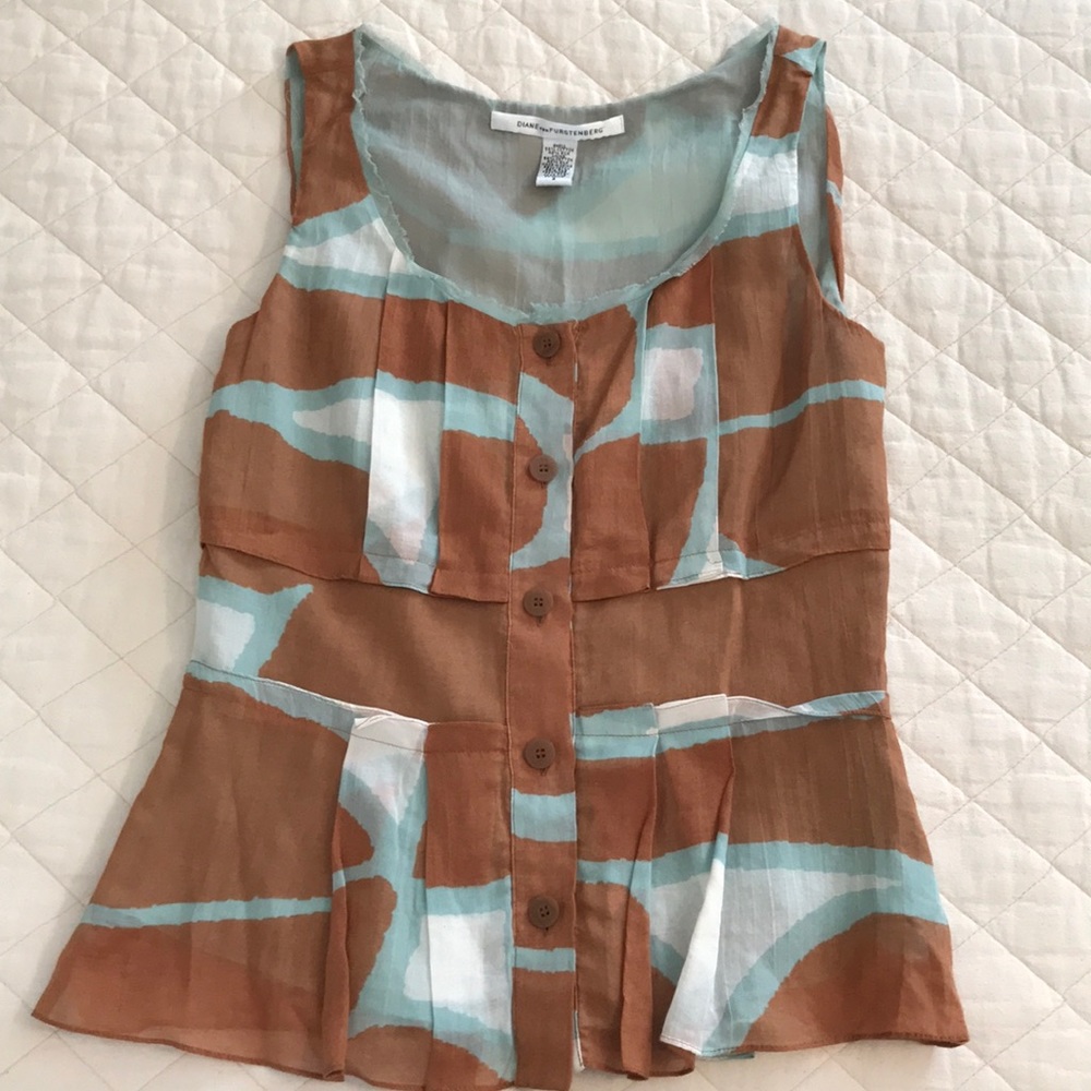 Diane von Furstenberg Blouse.  Size 2.